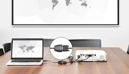 UGreen Kabel UGREEN przewód przejściówka adapter jednokierunkowy z HDMI (męski) do VGA (żeński) FHD czarny (MM105 40253)