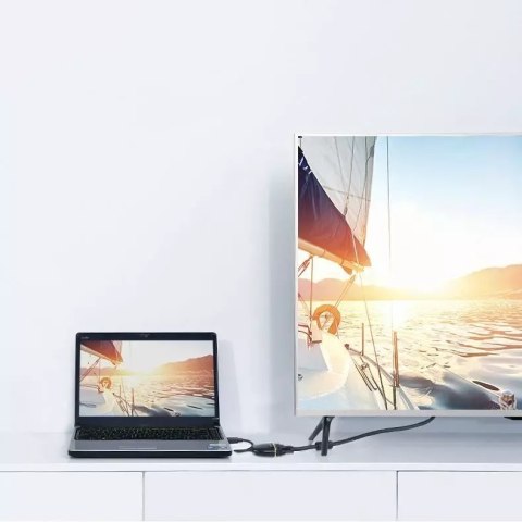 UGreen Kabel UGREEN przewód przejściówka adapter jednokierunkowy z HDMI (męski) do VGA (żeński) FHD czarny (MM105 40253) UGreen Kabel UGREEN przewód przejściówka adapter jednokierunkowy z HDMI (męski) do VGA (żeński) FHD czarny (MM105 40253)