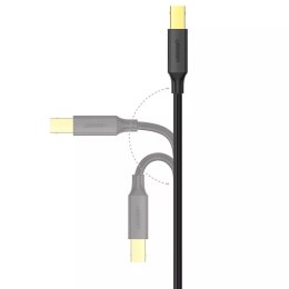 UGreen Kabel USB Typ B UGREEN o drukarki (męski) - USB 2.0 (męski) 480 Mbps 1 m czarny (US135 20846)