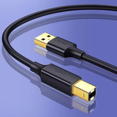 UGreen Kabel USB Typ B UGREEN o drukarki (męski) - USB 2.0 (męski) 480 Mbps 1 m czarny (US135 20846) UGreen Kabel USB Typ B UGREEN o drukarki (męski) - USB 2.0 (męski) 480 Mbps 1 m czarny (US135 20846)