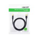 UGreen Kabel USB Typ B UGREEN o drukarki (męski) - USB 2.0 (męski) 480 Mbps 1 m czarny (US135 20846)
