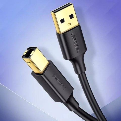 UGreen Kabel USB Typ B UGREEN o drukarki (męski) - USB 2.0 (męski) 480 Mbps 1 m czarny (US135 20846) UGreen Kabel USB Typ B UGREEN o drukarki (męski) - USB 2.0 (męski) 480 Mbps 1 m czarny (US135 20846)