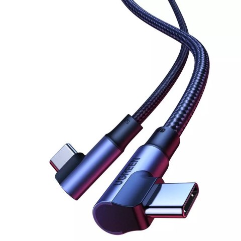 UGreen Kabel kątowy UGREEN USB Typ C - USB Typ C Quick Charge Power Delivery 100 W 5 A 2 m czarny (US335 70698) UGreen Kabel kątowy UGREEN USB Typ C - USB Typ C Quick Charge Power Delivery 100 W 5 A 2 m czarny (US335 70698)