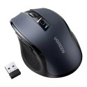 UGreen Mysz UGREEN optyczna bezprzewodowa USB 2.4GHz 4000 DPI czarny (MU006)