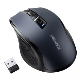 UGreen Mysz UGREEN optyczna bezprzewodowa USB 2.4GHz 4000 DPI czarny (MU006)