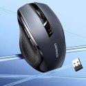 UGreen Mysz UGREEN optyczna bezprzewodowa USB 2.4GHz 4000 DPI czarny (MU006)