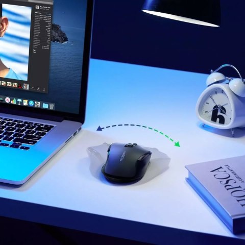 UGreen Mysz UGREEN optyczna bezprzewodowa USB 2.4GHz 4000 DPI czarny (MU006) UGreen Mysz UGREEN optyczna bezprzewodowa USB 2.4GHz 4000 DPI czarny (MU006)