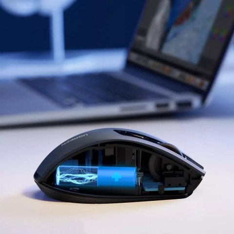 UGreen Mysz UGREEN optyczna bezprzewodowa USB 2.4GHz 4000 DPI czarny (MU006) UGreen Mysz UGREEN optyczna bezprzewodowa USB 2.4GHz 4000 DPI czarny (MU006)