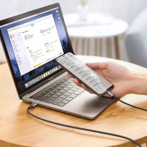 UGreen Ugreen kabel przewód USB Typ C - USB Typ C Power Delivery 100W Quick Charge FCP 5A 3m szary (90120 US316) UGreen Ugreen kabel przewód USB Typ C - USB Typ C Power Delivery 100W Quick Charge FCP 5A 3m szary (90120 US316)