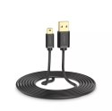 UGreen Ugreen kabel przewód USB - mini USB 480 Mbps 1,5 m czarny (US132 10385)