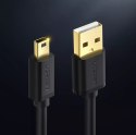 UGreen Ugreen kabel przewód USB - mini USB 480 Mbps 1,5 m czarny (US132 10385)