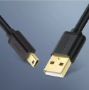 UGreen Ugreen kabel przewód USB - mini USB 480 Mbps 1,5 m czarny (US132 10385)