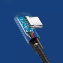 UGreen Ugreen kątowy kabel przewód USB - USB Typ C Quick Charge 3.0 QC3.0 3 A 0,5 m szary (US176 20855)
