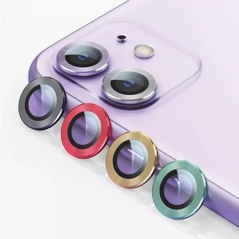 Usams Osłona aparatów USAMS Camera Lens Glass do iPhone 11 metal ring BH572JTT05 (US-BH572) zielony/green Usams Osłona aparatów USAMS Camera Lens Glass do iPhone 11 metal ring BH572JTT05 (US-BH572) zielony/green