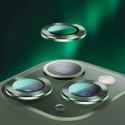 Usams Osłona aparatów USAMS Camera Lens Glass do iPhone 11 metal ring BH572JTT05 (US-BH572) zielony/green