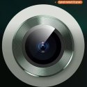 Usams Osłona aparatów USAMS Camera Lens Glass do iPhone 11 metal ring BH572JTT05 (US-BH572) zielony/green