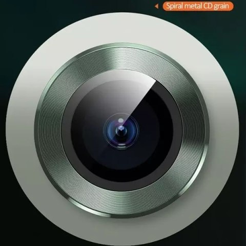 Usams Osłona aparatów USAMS Camera Lens Glass do iPhone 11 metal ring BH572JTT05 (US-BH572) zielony/green Usams Osłona aparatów USAMS Camera Lens Glass do iPhone 11 metal ring BH572JTT05 (US-BH572) zielony/green