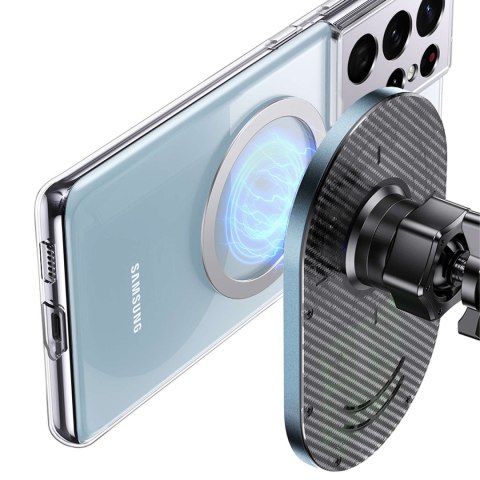 Usams Uchwyt samochodowy na telefon ładowarka indukcyjna QI USAMS Magnetic Car Wireless Charging 15W do kratki (US-CD170) Usams Uchwyt samochodowy na telefon ładowarka indukcyjna QI USAMS Magnetic Car Wireless Charging 15W do kratki (US-CD170)