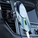 Usams Uchwyt samochodowy na telefon ładowarka indukcyjna QI USAMS Magnetic Car Wireless Charging 15W do kratki (US-CD170)