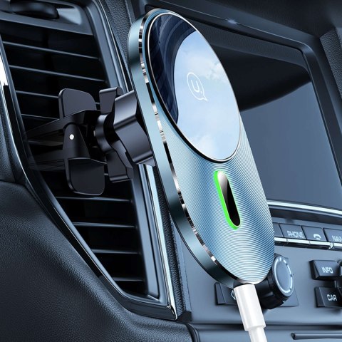Usams Uchwyt samochodowy na telefon ładowarka indukcyjna QI USAMS Magnetic Car Wireless Charging 15W do kratki (US-CD170) Usams Uchwyt samochodowy na telefon ładowarka indukcyjna QI USAMS Magnetic Car Wireless Charging 15W do kratki (US-CD170)