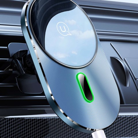 Usams Uchwyt samochodowy na telefon ładowarka indukcyjna QI USAMS Magnetic Car Wireless Charging 15W do kratki (US-CD170) Usams Uchwyt samochodowy na telefon ładowarka indukcyjna QI USAMS Magnetic Car Wireless Charging 15W do kratki (US-CD170)
