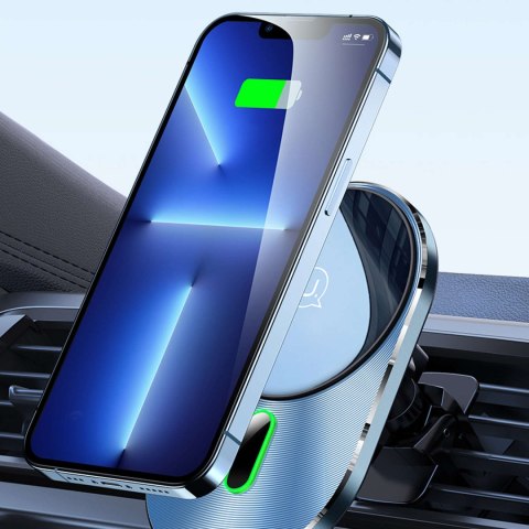 Usams Uchwyt samochodowy na telefon ładowarka indukcyjna QI USAMS Magnetic Car Wireless Charging 15W do kratki (US-CD170) Usams Uchwyt samochodowy na telefon ładowarka indukcyjna QI USAMS Magnetic Car Wireless Charging 15W do kratki (US-CD170)