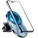 Usams Uchwyt samochodowy na telefon ładowarka indukcyjna QI USAMS Magnetic Car Wireless Charging 15W do kratki (US-CD170)