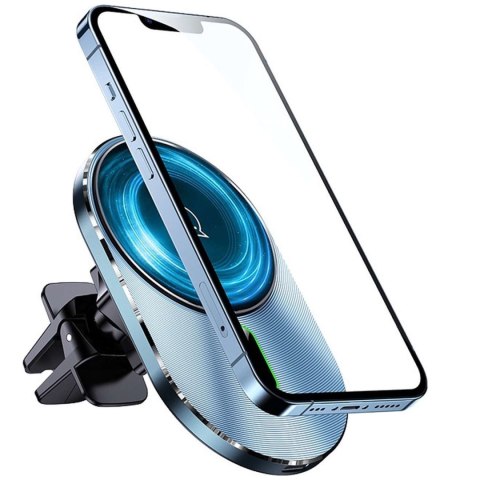 Usams Uchwyt samochodowy na telefon ładowarka indukcyjna QI USAMS Magnetic Car Wireless Charging 15W do kratki (US-CD170) Usams Uchwyt samochodowy na telefon ładowarka indukcyjna QI USAMS Magnetic Car Wireless Charging 15W do kratki (US-CD170)