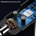 Usams Zestaw głośnomówiący do auta USAMS C21 z transmiterem FM, Bluetooth 5.0, MP3, 2xUSB 3,4A CC115GC01 (US-CC115) czarny/black
