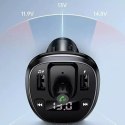 Usams Zestaw głośnomówiący do auta USAMS C21 z transmiterem FM, Bluetooth 5.0, MP3, 2xUSB 3,4A CC115GC01 (US-CC115) czarny/black
