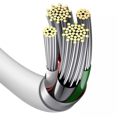 Joyroom Baseus Superior kabel USB - Lightning 2,4A 2 m Biały (CALYS-C02) Joyroom Baseus Superior kabel USB - Lightning 2,4A 2 m Biały (CALYS-C02)