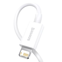 Joyroom Baseus Superior kabel USB - Lightning 2,4A 2 m Biały (CALYS-C02)