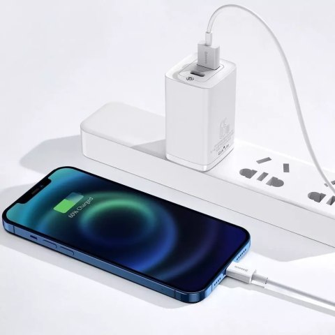 Joyroom Baseus Superior kabel USB - Lightning 2,4A 2 m Biały (CALYS-C02) Joyroom Baseus Superior kabel USB - Lightning 2,4A 2 m Biały (CALYS-C02)