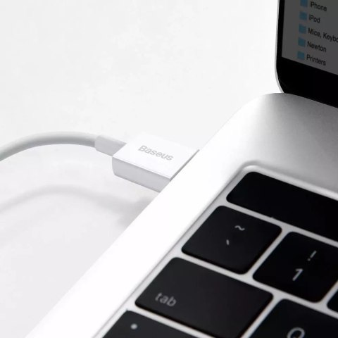 Joyroom Baseus Superior kabel USB - Lightning 2,4A 2 m Biały (CALYS-C02) Joyroom Baseus Superior kabel USB - Lightning 2,4A 2 m Biały (CALYS-C02)