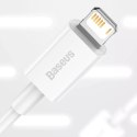 Joyroom Baseus Superior kabel USB - Lightning 2,4A 2 m Biały (CALYS-C02)