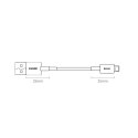 Joyroom Baseus Superior kabel USB - Lightning 2,4A 2 m Biały (CALYS-C02)