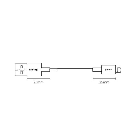 Joyroom Baseus Superior kabel USB - Lightning 2,4A 2 m Biały (CALYS-C02) Joyroom Baseus Superior kabel USB - Lightning 2,4A 2 m Biały (CALYS-C02)