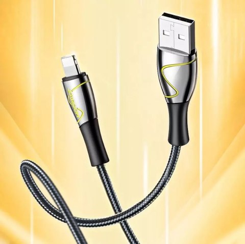 Joyroom Joyroom Mermaid series kabel USB - Lightning 2,4A 2m czarny (S-2030K6) Joyroom Joyroom Mermaid series kabel USB - Lightning 2,4A 2m czarny (S-2030K6)