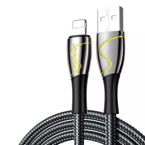 Joyroom Joyroom Mermaid series kabel USB - Lightning 2,4A 2m czarny (S-2030K6) Joyroom Joyroom Mermaid series kabel USB - Lightning 2,4A 2m czarny (S-2030K6)