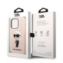 Karl Lagerfeld Etui Karl Lagerfeld KLHMP14XSNIKBCP do iPhone 14 Pro Max 6,7" hardcase Silicone Ikonik Magsafe różowy/pink