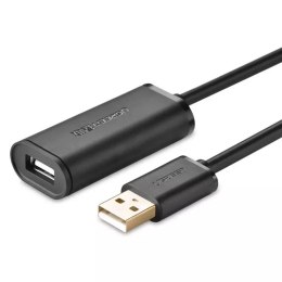 UGreen Kabel UGREEN aktywny przedłużacz USB 2.0 480 Mbps 5 m czarny (US121 10319)