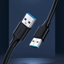 UGreen Kabel UGREEN przewód USB 2.0 (męski) - USB 2.0 (męski) 1 m czarny (US128 10309)