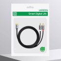 UGreen Kabel UGREEN przewód audio dźwiękowy USB Typ C (męski) - 2RCA (męski) 1,5m szary (20193 CM451)