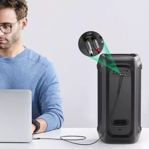 UGreen Kabel UGREEN przewód audio dźwiękowy USB Typ C (męski) - 2RCA (męski) 1,5m szary (20193 CM451) UGreen Kabel UGREEN przewód audio dźwiękowy USB Typ C (męski) - 2RCA (męski) 1,5m szary (20193 CM451)
