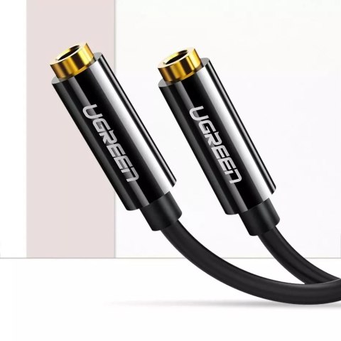 UGreen Kabel UGREEN przewód rozdzielacz słuchawkowy 3,5 mm mini jack AUX 25cm czarny (20816) UGreen Kabel UGREEN przewód rozdzielacz słuchawkowy 3,5 mm mini jack AUX 25cm czarny (20816)