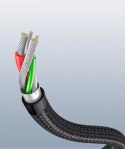 UGreen Ugreen kątowy kabel przewód USB - USB Typ C 2m 3A szary (50942)