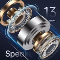 Usams Słuchawki Bluetooth 5.1 USAMS TWS XH Series Dual mic bezprzewodowe niebieski/blue BHUXH03