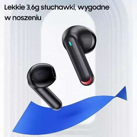 Usams Słuchawki Bluetooth 5.2 USAMS TWS NX10 Series Dual mic bezprzewodowe czarny/black BHUNX01 Usams Słuchawki Bluetooth 5.2 USAMS TWS NX10 Series Dual mic bezprzewodowe czarny/black BHUNX01