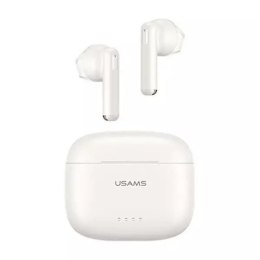 Usams Słuchawki Bluetooth 5.3 USAMS TWS US Series Dual mic bezprzewodowe białe/white BHUUS02