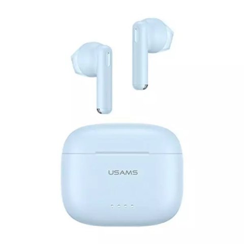 Usams Słuchawki Bluetooth 5.3 USAMS TWS US Series Dual mic bezprzewodowe niebieskie/blue BHUUS03 Usams Słuchawki Bluetooth 5.3 USAMS TWS US Series Dual mic bezprzewodowe niebieskie/blue BHUUS03